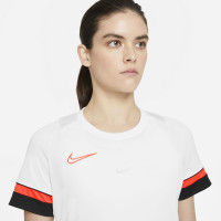 Nike Academy 21 Trainingsshirt Dames Wit Zwart Rood