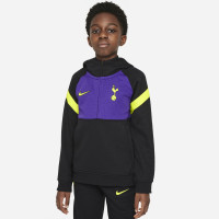 Nike Tottenham Hotspur Travel Fleece Trainingspak 2021-2022 Kids Zwart Paars Felgroen