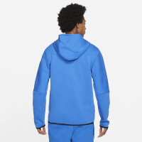 Nike Tech Fleece Vest Felblauw Zwart
