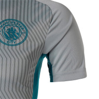 PUMA Manchester City Trainingsshirt 2021-2022 Grijs Blauw