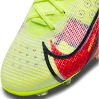 Nike Mercurial Superfly 8 Elite Ijzeren-Nop Voetbalschoenen (SG) Anti-Clog Geel Rood Zwart