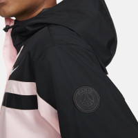 Nike Paris Saint Germain Woven Hooded Jas 2021-2022 Roze Zwart Wit