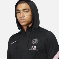 Nike Paris Saint Germain Strike Hooded Trainingspak 2021-2022 Zwart Roze