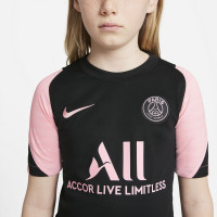 Nike Paris Saint Germain Strike Trainingshirt 2021-2022 Kids Zwart Roze
