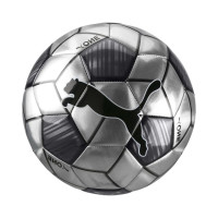 Puma One Voetbal Zilver Zwart