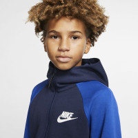 Nike NSW Tech Fleece Hoodie FZ Kids Donkerblauw