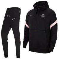 Nike Paris Saint Germain Travel Fleece Trainingspak 2021-2022 Kids Zwart Roze