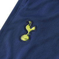Nike Tottenham Hotspur Strike Hoodie Trainingspak Rits 2021-2022 Donkerblauw Geel