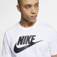 Nike NSW Icon Futura T-Shirt Wit Zwart