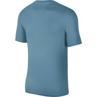 Nike NSW Icon Futura T-Shirt Lichtblauw
