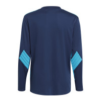 adidas Squadra 21 Long Sleeve Goalkeeper Shirt Kids Dark Blue Light Blue