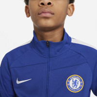 Nike Chelsea Academy Pro Trainingspak Kids Blauw Wit