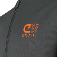 Cruyff Lotus Trainingspak Kids Donkergroen Oranje