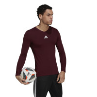 adidas Team Base Ondershirt Lange Mouwen Bordeaux Rood