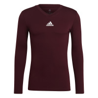 adidas Team Base Ondershirt Lange Mouwen Bordeaux Rood