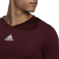 adidas Team Base Ondershirt Lange Mouwen Bordeaux Rood