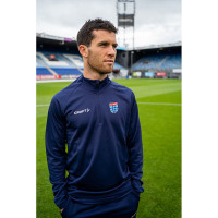 PEC Zwolle Trainingspak 1/4 Zip Slim-Fit 2021-2022 Blauw