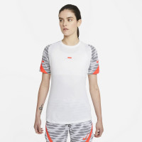 Nike Strike 21 Trainingsshirt Dames Wit Zwart Rood