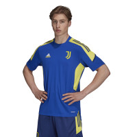 adidas Juventus Trainingsshirt Europees 2021-2022 Blauw