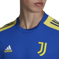 adidas Juventus Trainingsshirt Europees 2021-2022 Blauw
