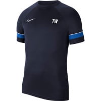 Nike Dri-Fit Academy 21 Trainingsshirt Donkerblauw Blauw