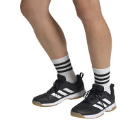 adidas Ligra 7 Indoor Sportschoenen Dames Zwart Wit