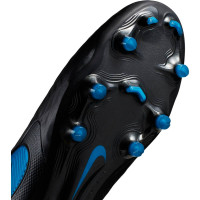Nike Tiempo Legend 8 ELITE Gras Voetbalschoenen (FG) Zwart Zwart Blauw