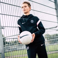 Nike Paris Saint Germain Travel Fleece Trainingspak 2021-2022 Kids Zwart Roze