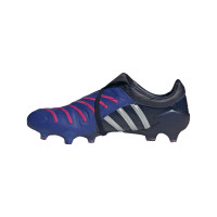 adidas Predator Pulse Gras Voetbalschoenen (FG) Blauw Zilver Roze