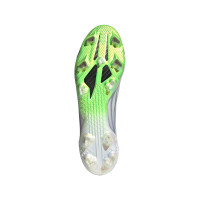 adidas X Speedflow+ Gras Voetbalschoenen (FG) Paars Wit Groen