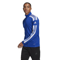 adidas Squadra 21 Full-Zip Trainingspak Blauw Zwart Wit