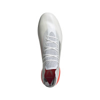 adidas X Speedflow.1 Ijzeren Nop Voetbalschoenen (SG) Wit Grijs Rood