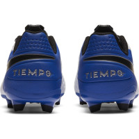 Nike Tiempo Legend 8 Academy Gras / Kunstgras Voetbalschoenen (MG) Kids Wit Zwart Blauw Zilver