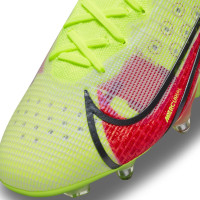Nike Mercurial Vapor 14 Elite Ijzeren-Nop Voetbalschoenen (SG) Anti-Clog Geel Rood Zwart