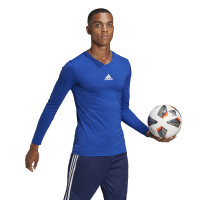 adidas Team Ondershirt Lange Mouwen Blauw