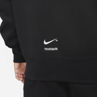 Nike Sportswear Tech Fleece Hoodie Swoosh Zwart Wit