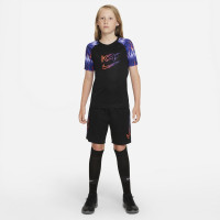 Nike KM Trainingsbroekje Dri-Fit Kids Zwart Felrood