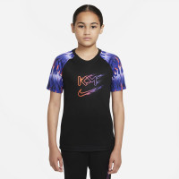 Nike KM Trainingsshirt Dri-Fit Kids Zwart Felrood