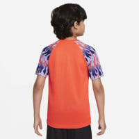 Nike KM Trainingsshirt Dri-Fit Kids Felrood Zwart
