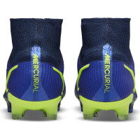 Nike Mercurial Superfly 8 Elite Gras Voetbalschoenen (FG) Blauw Geel Zwart