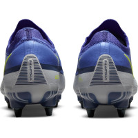 Nike Phantom GT2 Elite Ijzeren-Nop Voetbalschoenen (SG) Anti-Clog Paars Geel Grijs Blauw
