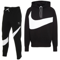 Nike Sportswear Tech Fleece Trainingspak Swoosh Zwart Wit