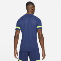Nike Academy 21 Trainingsshirt Blauw Geel