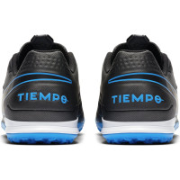 Nike Tiempo Legend 8 ACADEMY TF Voetbalschoenen Zwart Zwart Blauw