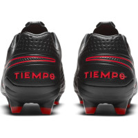Nike Tiempo Legend 8 Pro Gras Voetbalschoenen (FG) Zwart Rood