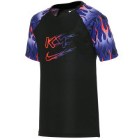 Nike KM Trainingsshirt Dri-Fit Kids Zwart Felrood