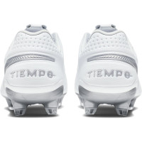 Nike Tiempo Legend 8 PRO Gras Voetbalschoenen (FG) Wit Chrome
