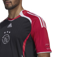 adidas Ajax Voetbalshirt 2021-2022 Zwart Rood Wit