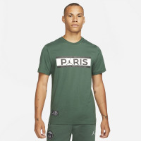 Nike Paris Saint Germain T-shirt Jordan Groen Wit
