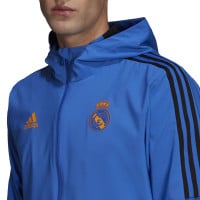 adidas Real Madrid Presentatie Trainingsjack 2021-2022 Blauw